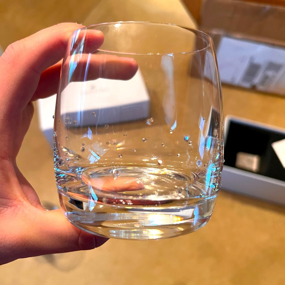 Genuine Swarovski Whiskey Crystal Glasses (set of 2)